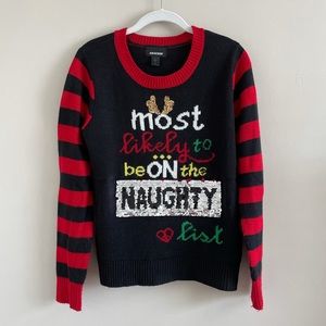 Flip sequin Christmas sweater